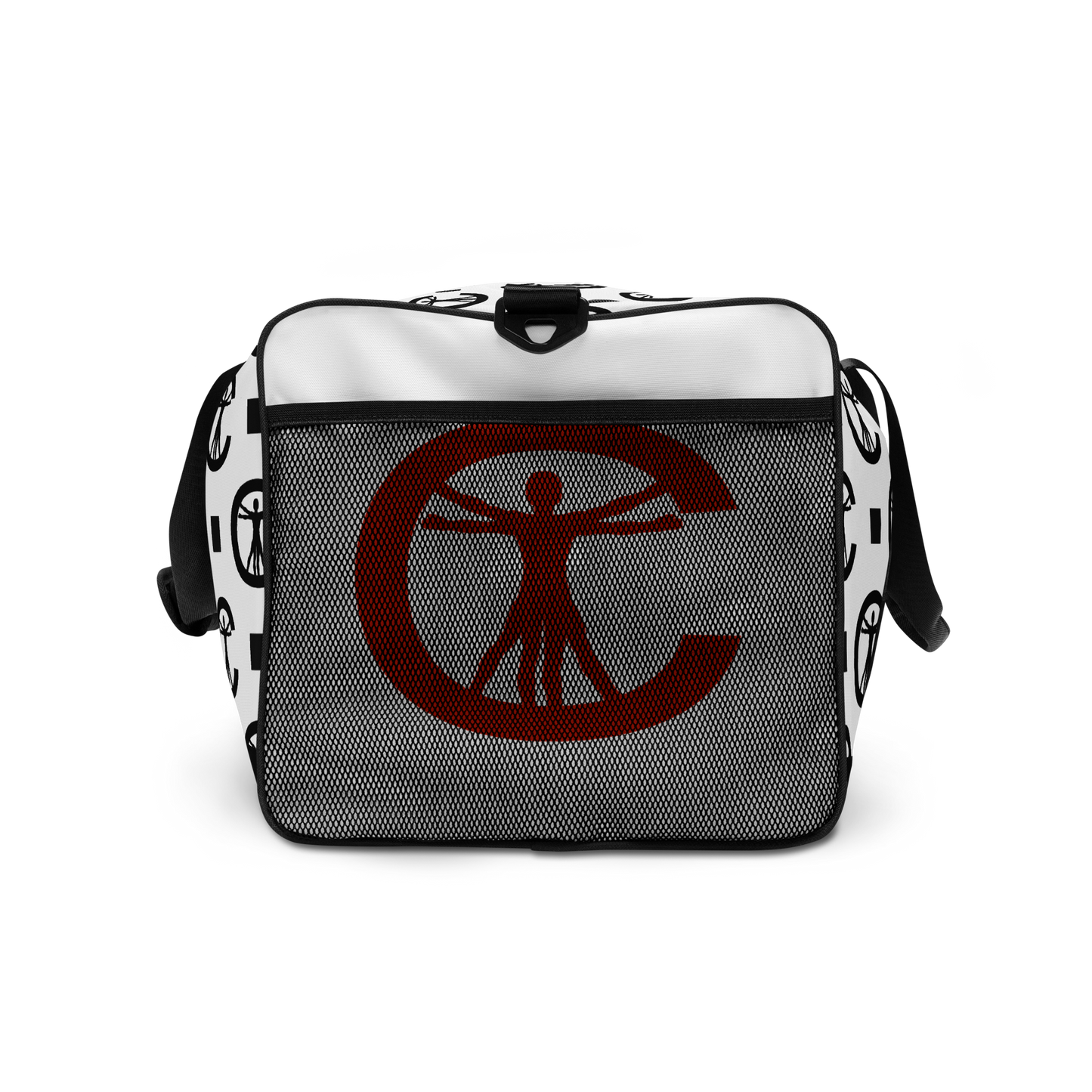 DUFFLE BAG - PATTERN WHITE/BLACK