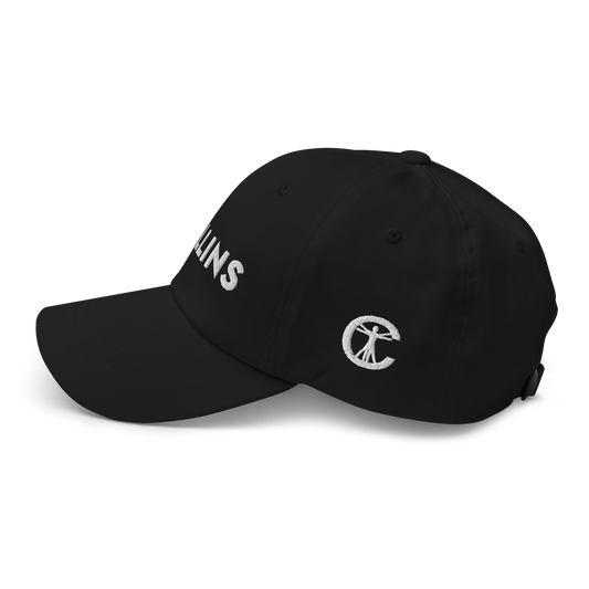 CASQUETTE DE BASEBALL TEXTE/LOGO - NOIR