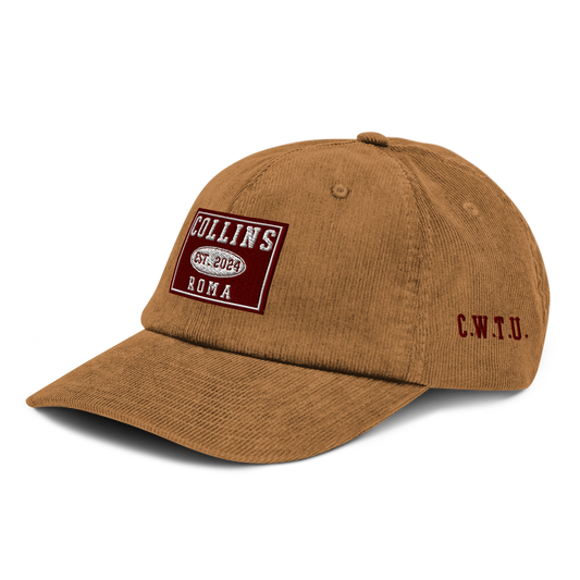 CHAPEAU EN VELOURS CÔTÉ EXT. ROME - MARRON