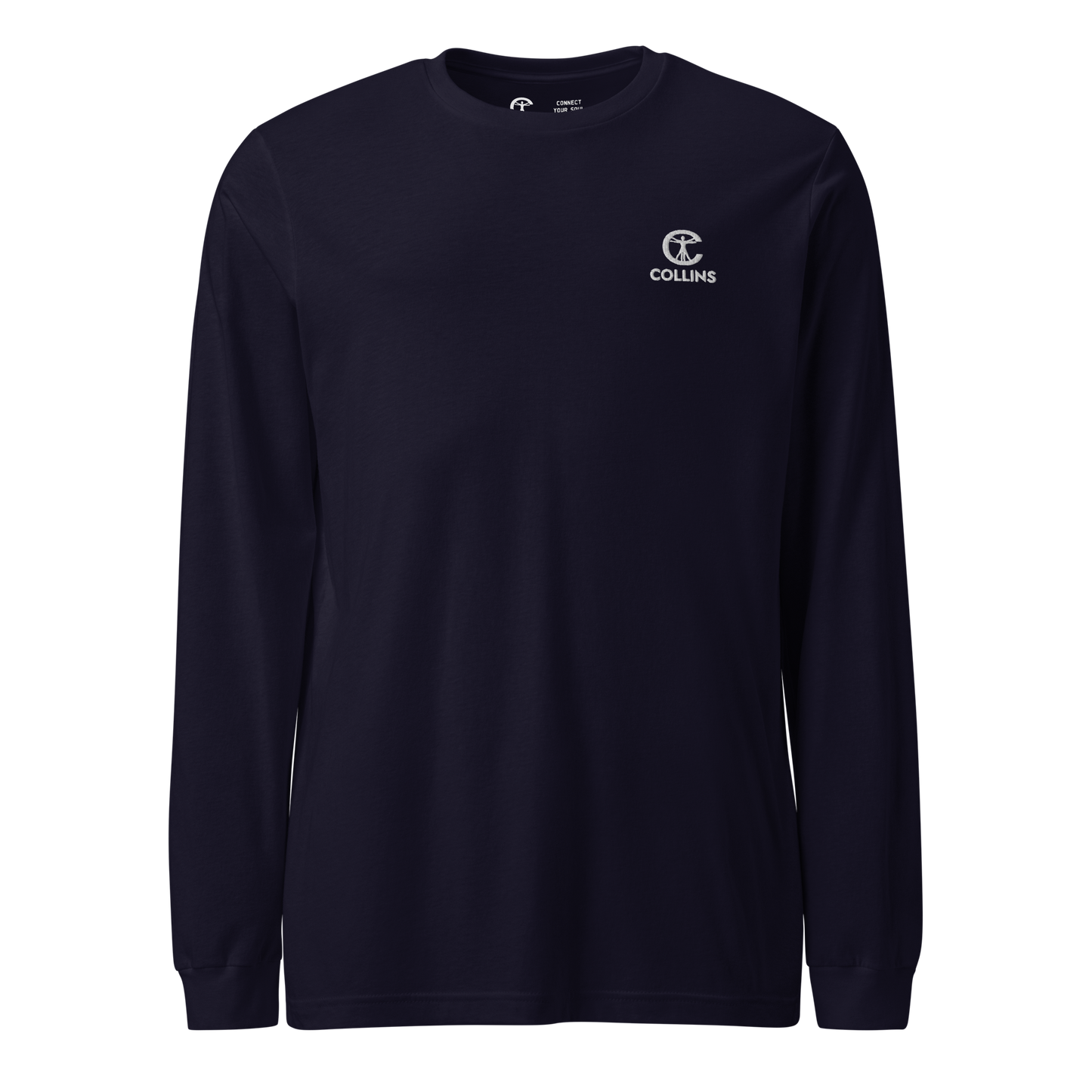 MANICHE LUNGHE LOGO RICAMATO - NAVY