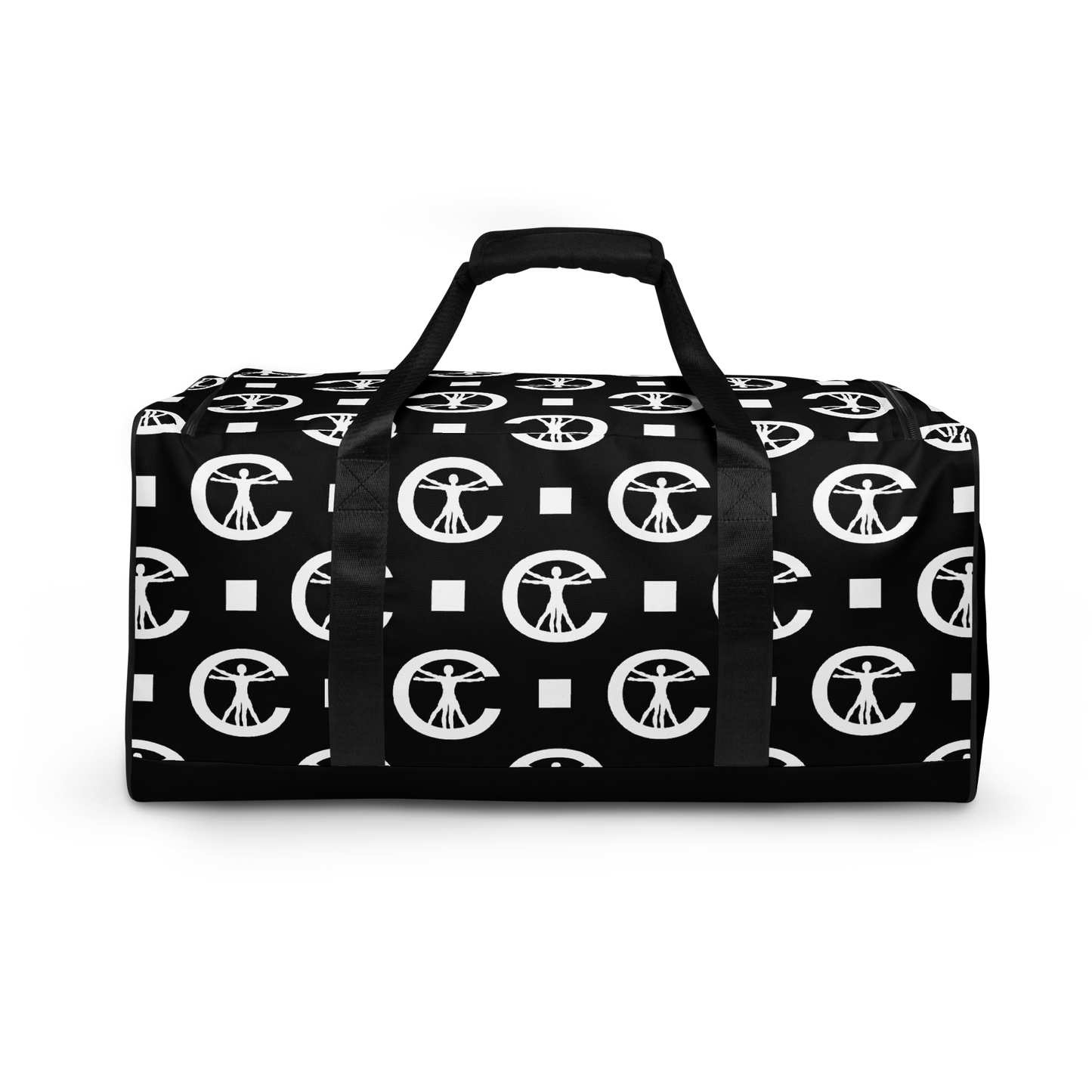 DUFFLE BAG - PATTERN BLACK/WHITE