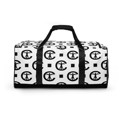 DUFFLE BAG - PATTERN WHITE/BLACK