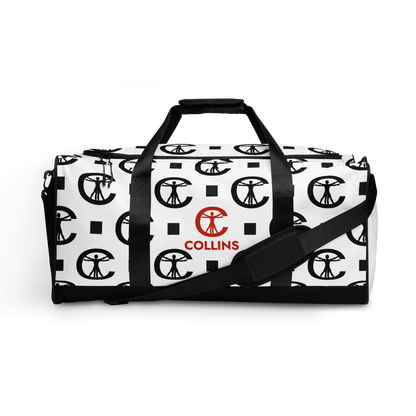 DUFFLE BAG - PATTERN WHITE/BLACK