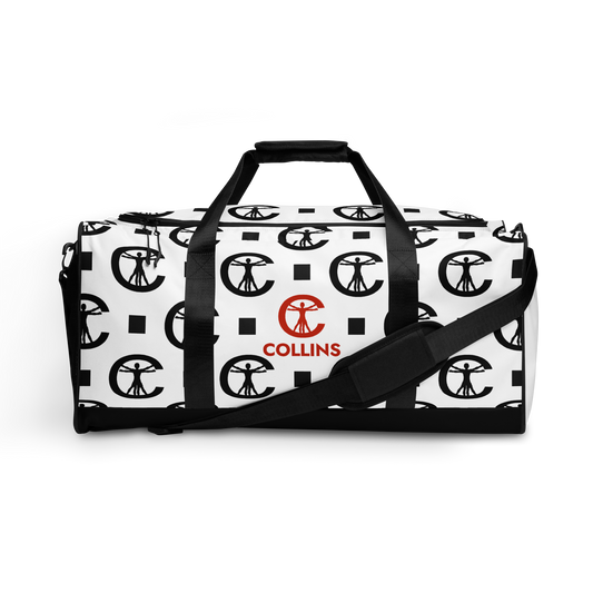 DUFFLE BAG - PATTERN WHITE/BLACK