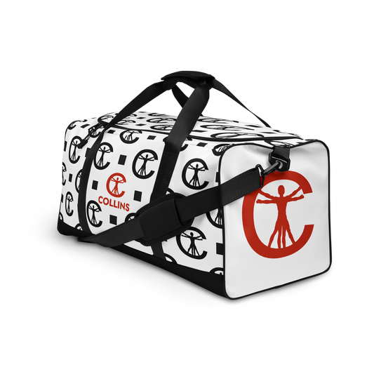 DUFFLE BAG - PATTERN WHITE/BLACK