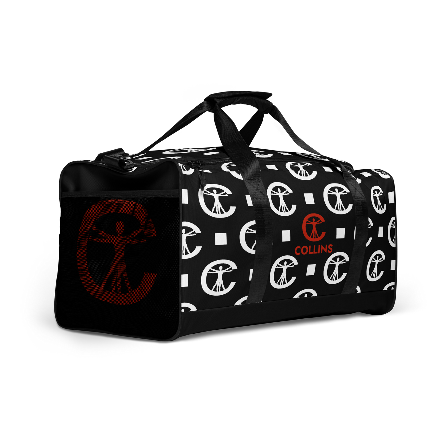 DUFFLE BAG - PATTERN BLACK/WHITE