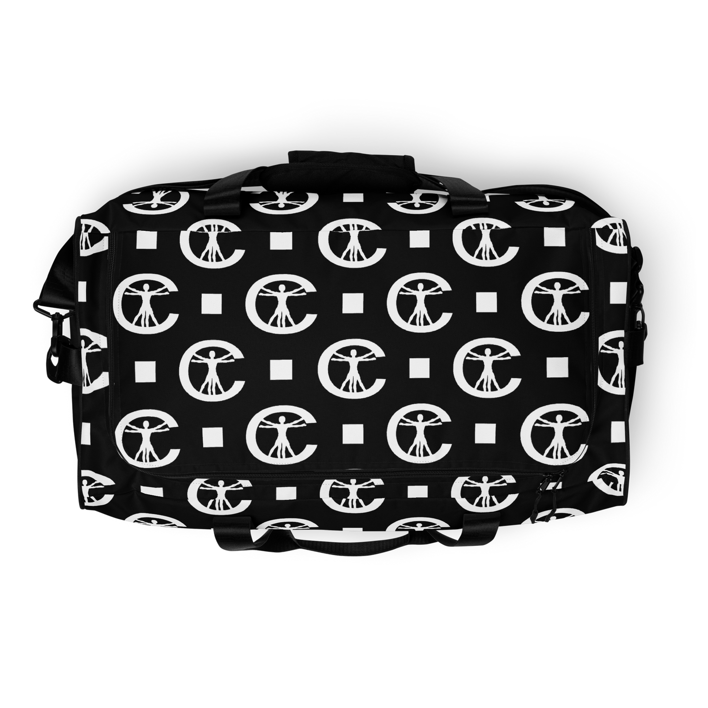 DUFFLE BAG - PATTERN BLACK/WHITE