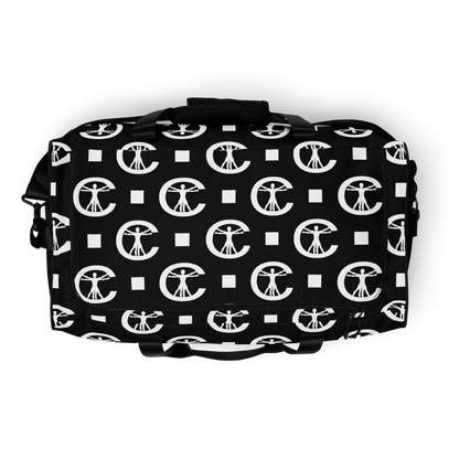 DUFFLE BAG - PATTERN BLACK/WHITE