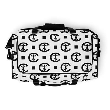 DUFFLE BAG - PATTERN WHITE/BLACK