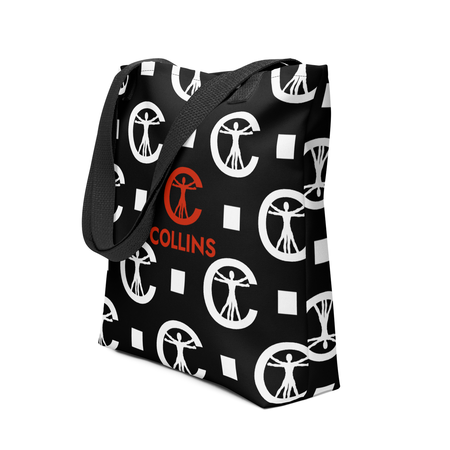 TOTE BAG - PATTERN BLACK