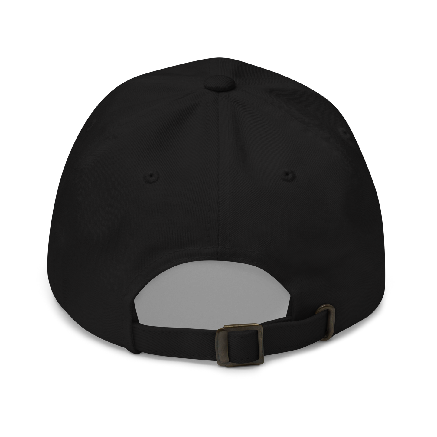 BASEBALL CAP TEXT/LOGO - BLACK