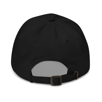 BASEBALL CAP TEXT/LOGO - BLACK