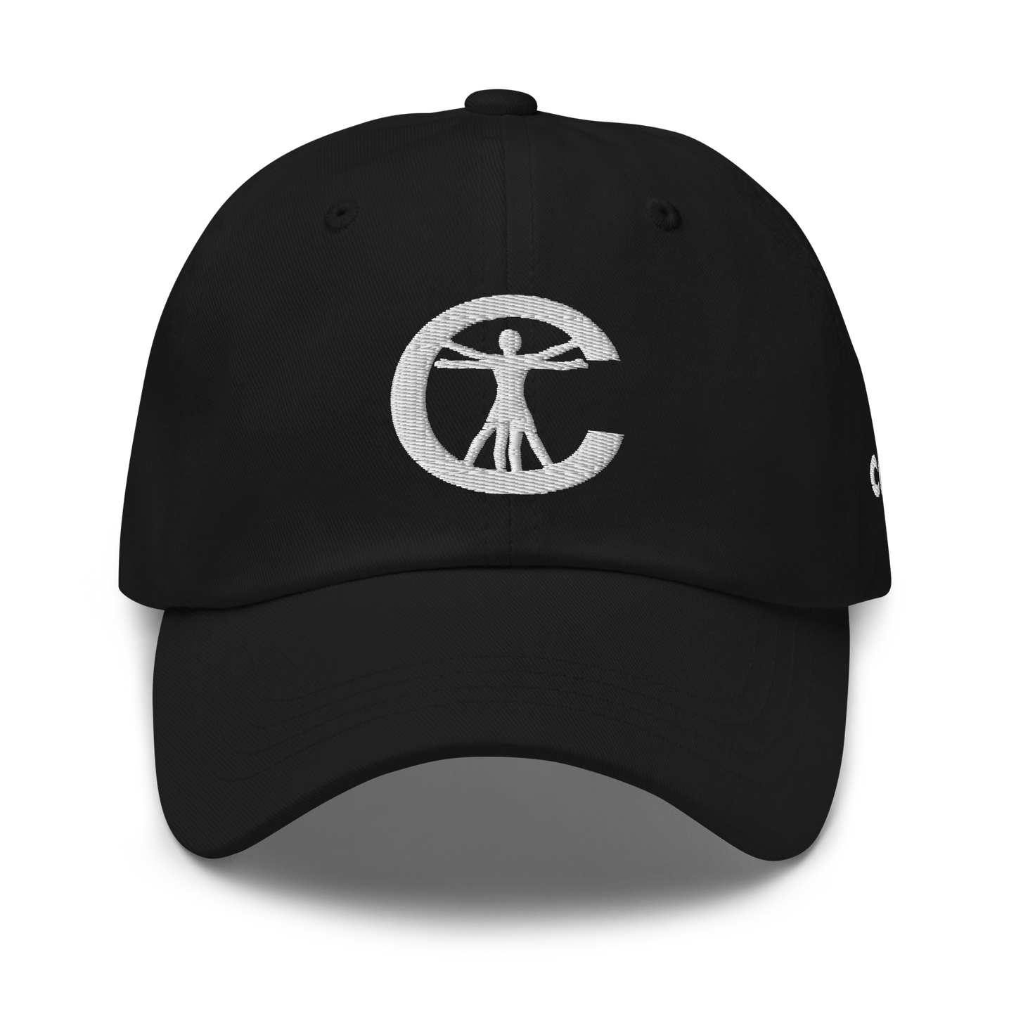 BASEBALL CAP LOGO/TEXT - BLACK