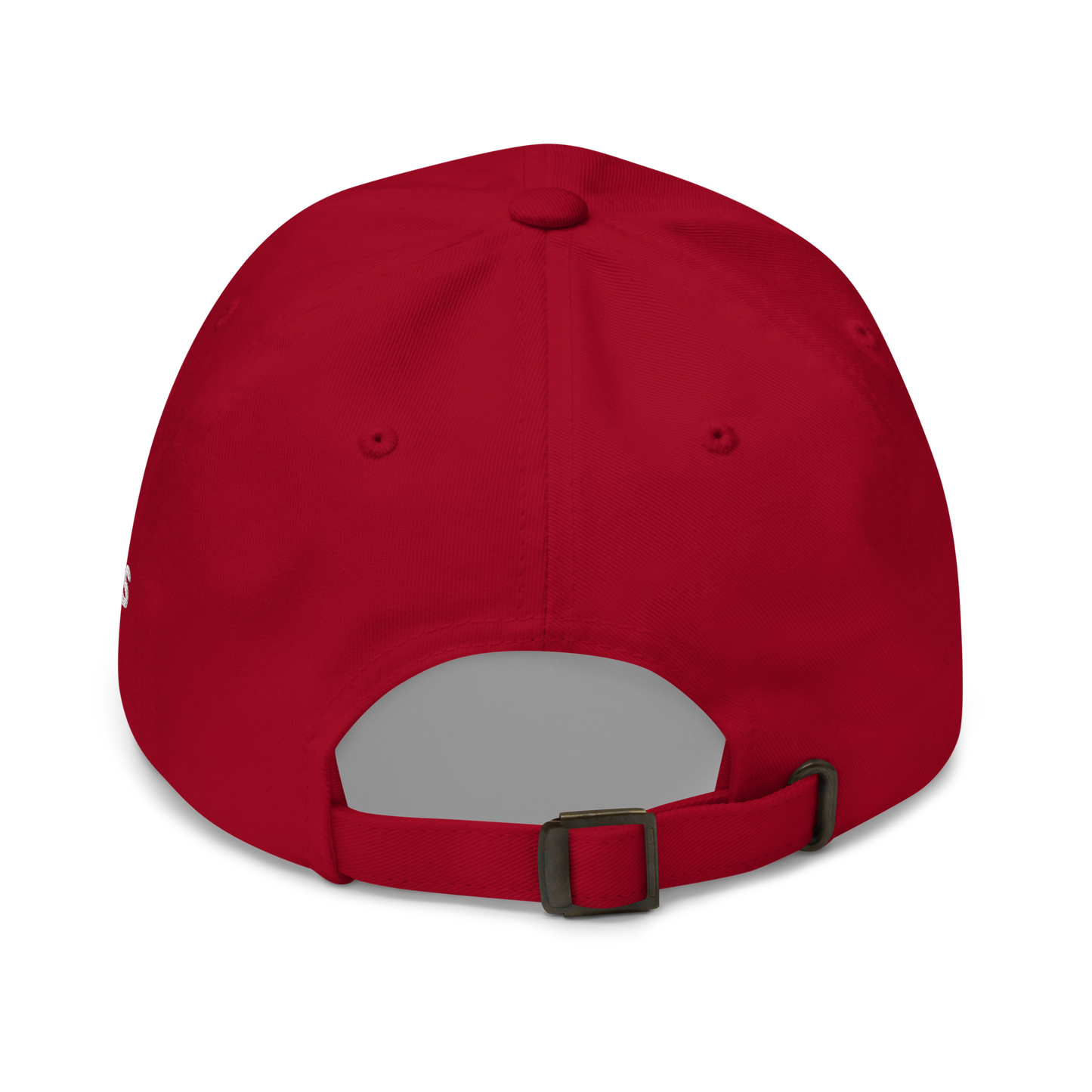 BASEBALL CAP LOGO/TEXT - RED