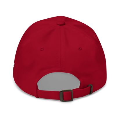 BASEBALL CAP LOGO/TEXT - RED