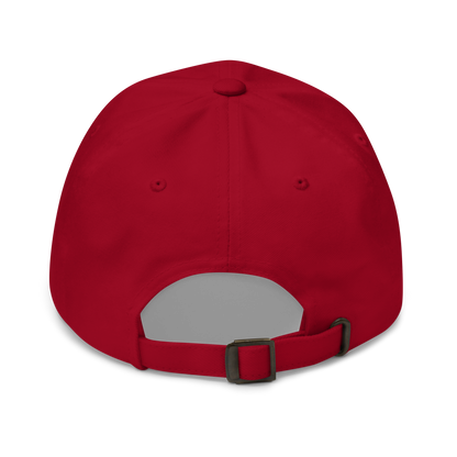 BASEBALL CAP TEXT/LOGO - RED