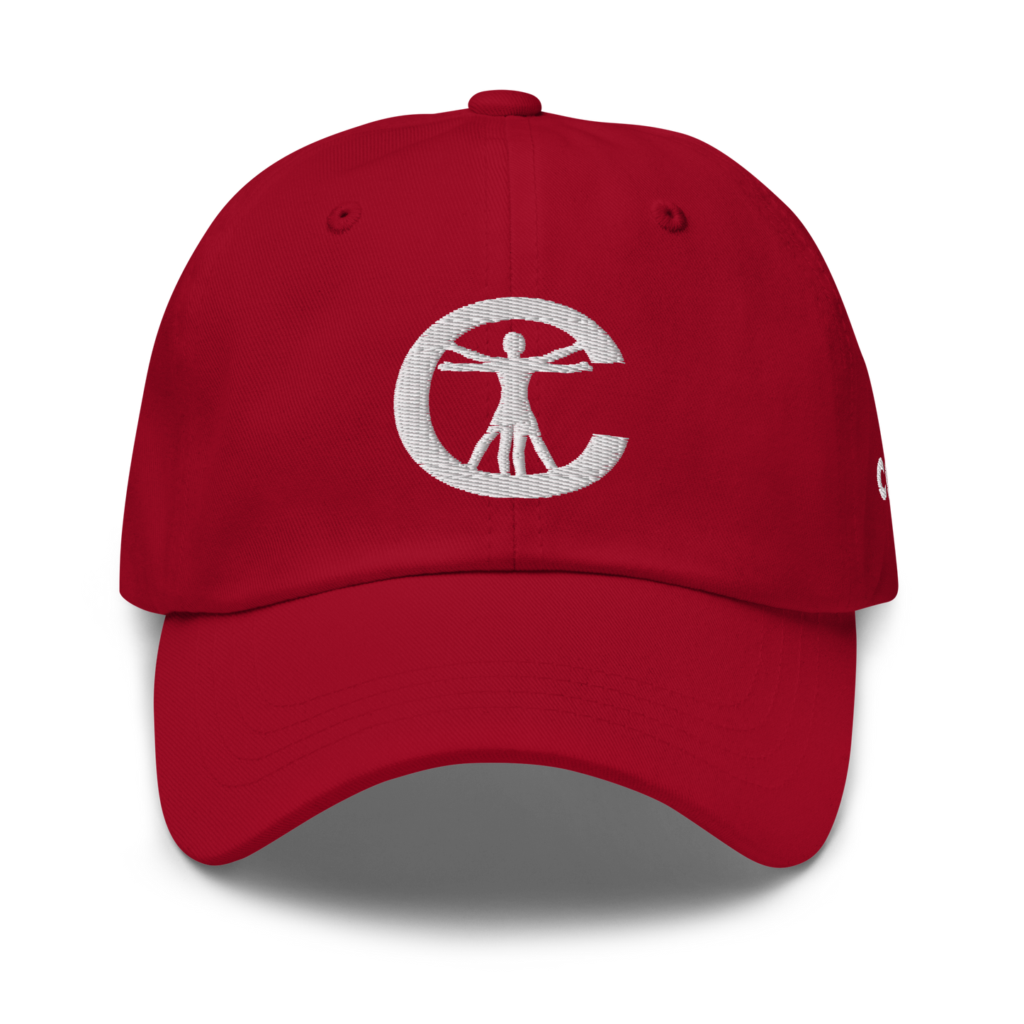 BASEBALL CAP LOGO/TEXT - RED