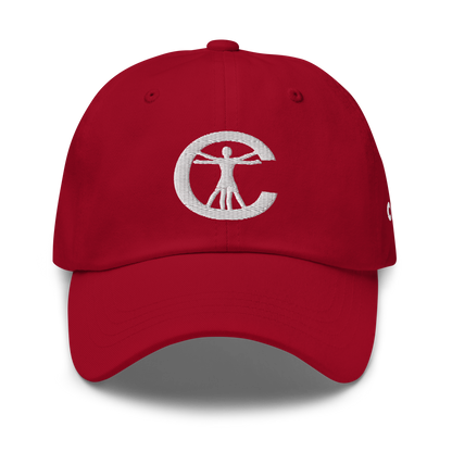 BASEBALL CAP LOGO/TEXT - RED