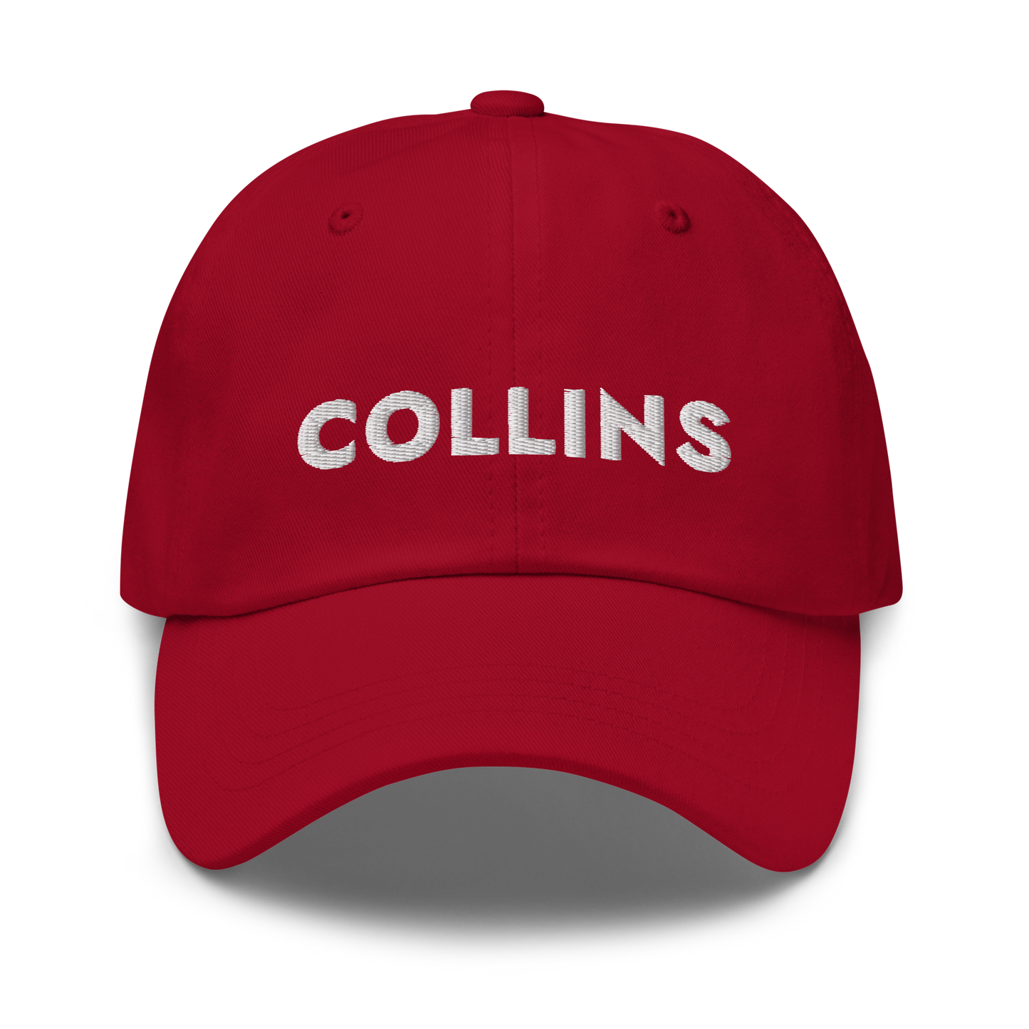 BASEBALL CAP TEXT/LOGO - RED