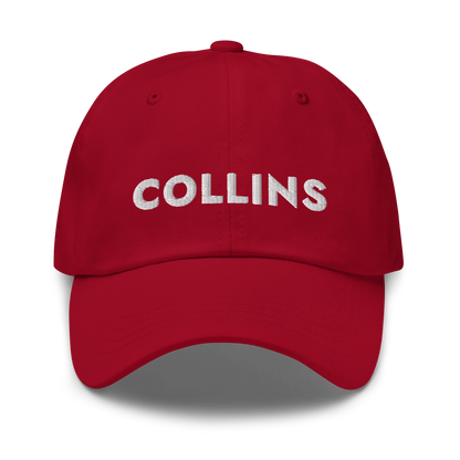 BASEBALL CAP TEXT/LOGO - RED