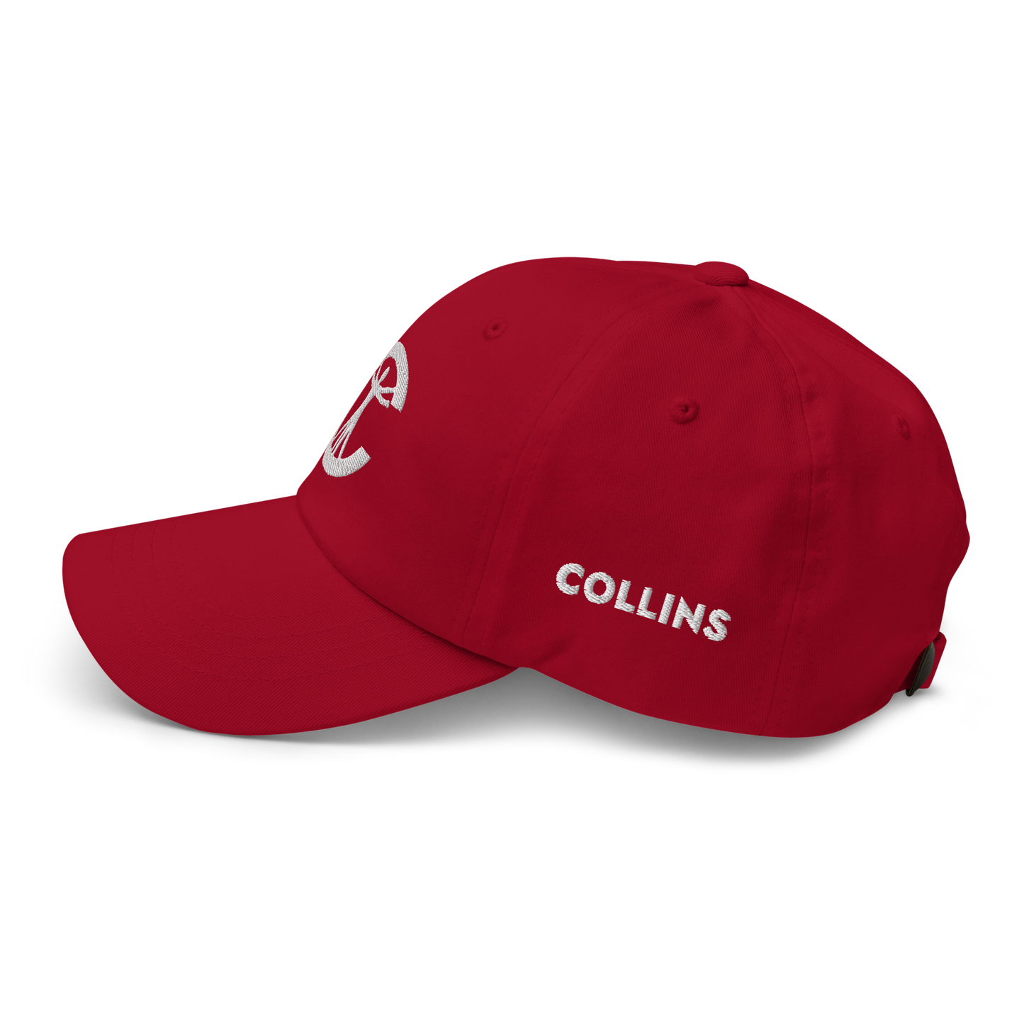 BASEBALL CAP LOGO/TEXT - RED