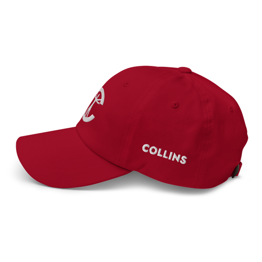 BASEBALL CAP LOGO/TEXT - RED