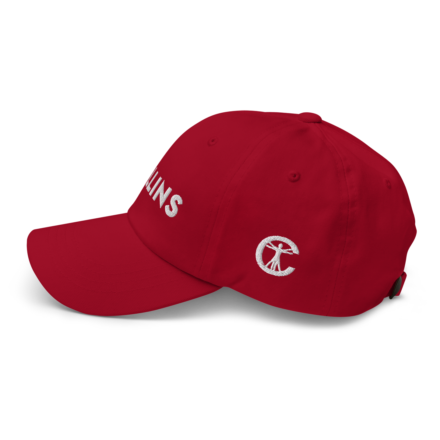 BASEBALL CAP TEXT/LOGO - RED