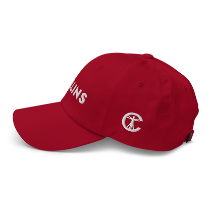 BASEBALL CAP TEXT/LOGO - RED