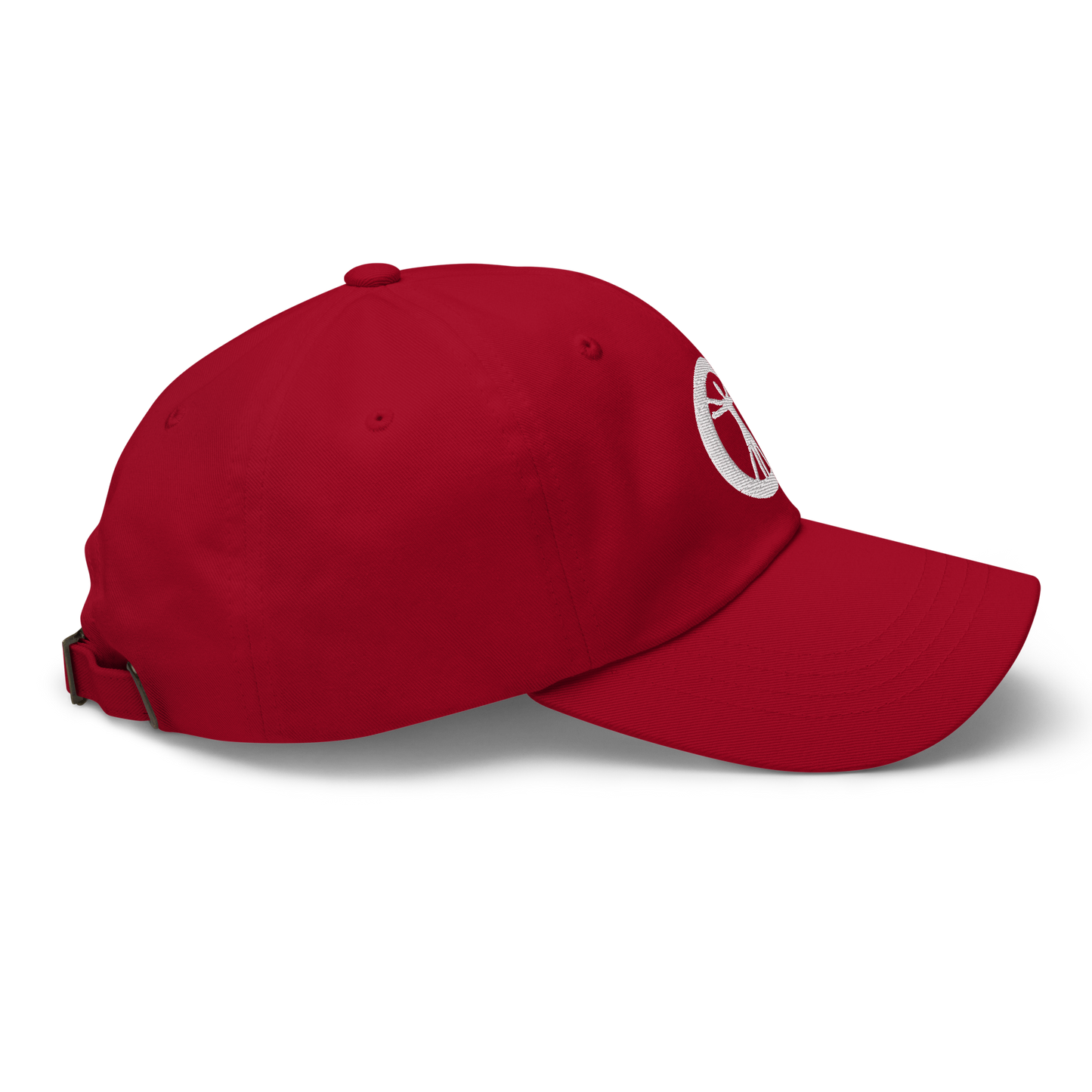 BASEBALL CAP LOGO/TEXT - RED