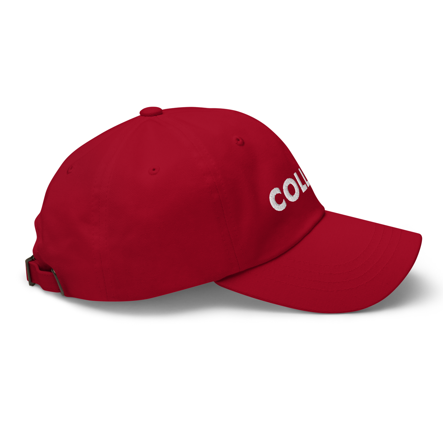 BASEBALL CAP TEXT/LOGO - RED