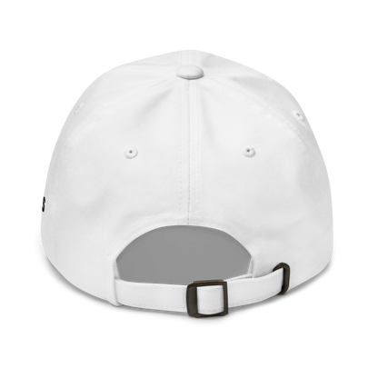 BASEBALL CAP LOGO/TEXT - WHITE