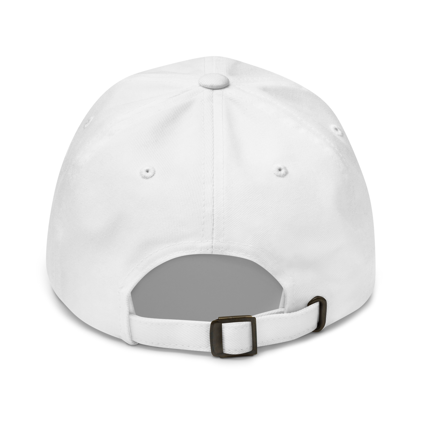 BASEBALL CAP TEXT/LOGO - WHITE