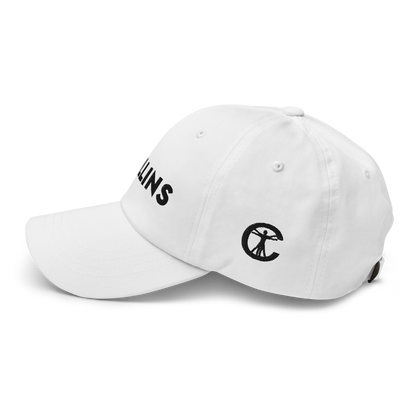 BASEBALL CAP TEXT/LOGO - WHITE