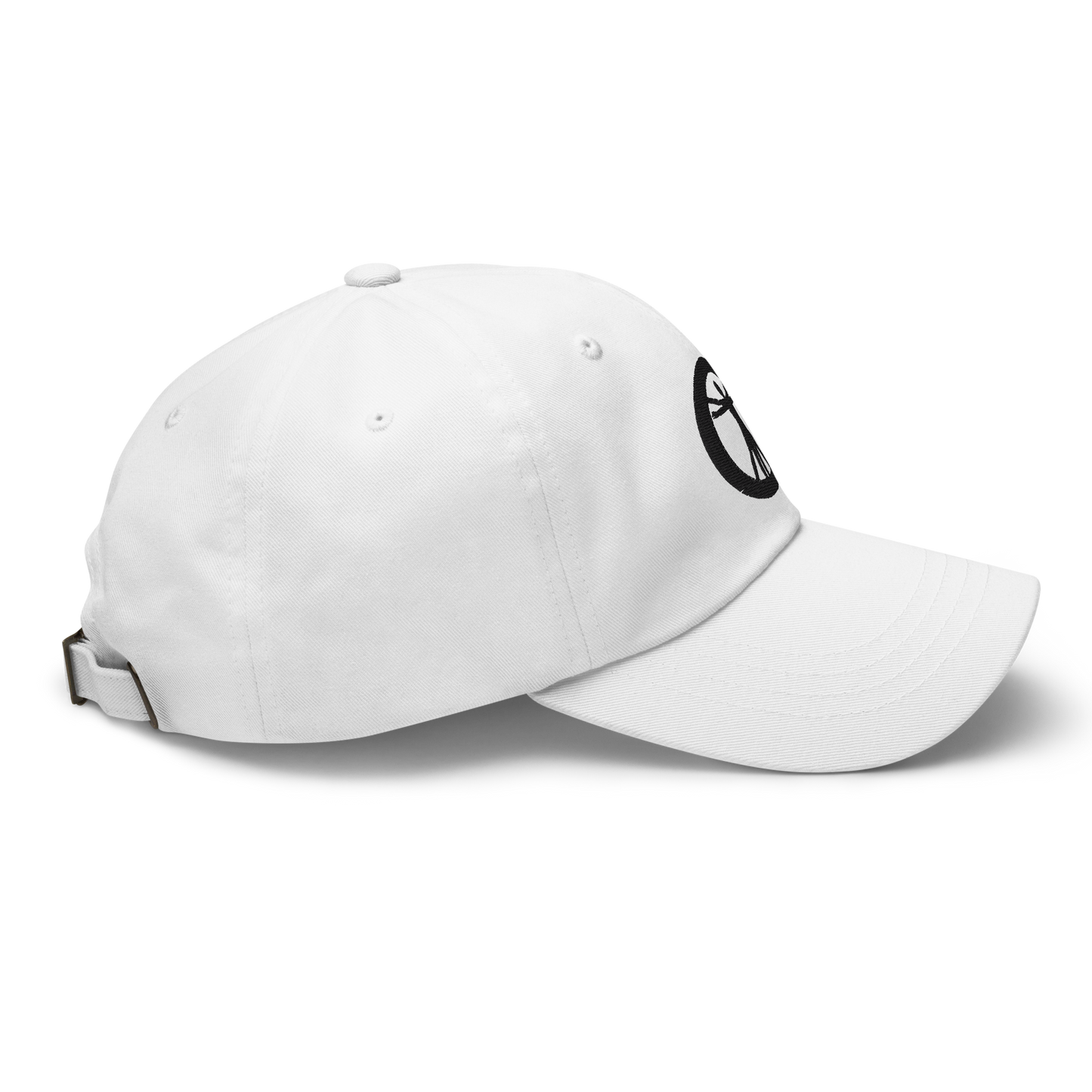 BASEBALL CAP LOGO/TEXT - WHITE