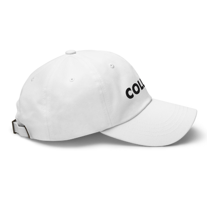 BASEBALL CAP TEXT/LOGO - WHITE