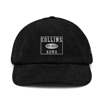 CORDUROY HAT EXT. ROME - BLACK