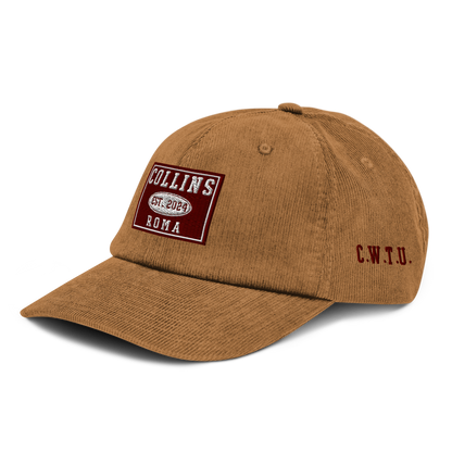 CORDUROY HAT EXT. ROME - BROWN