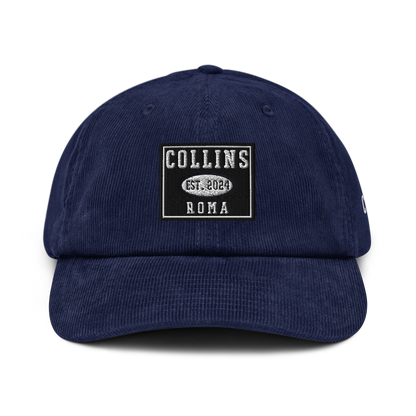 CORDUROY HAT EST. ROMA - BLUE