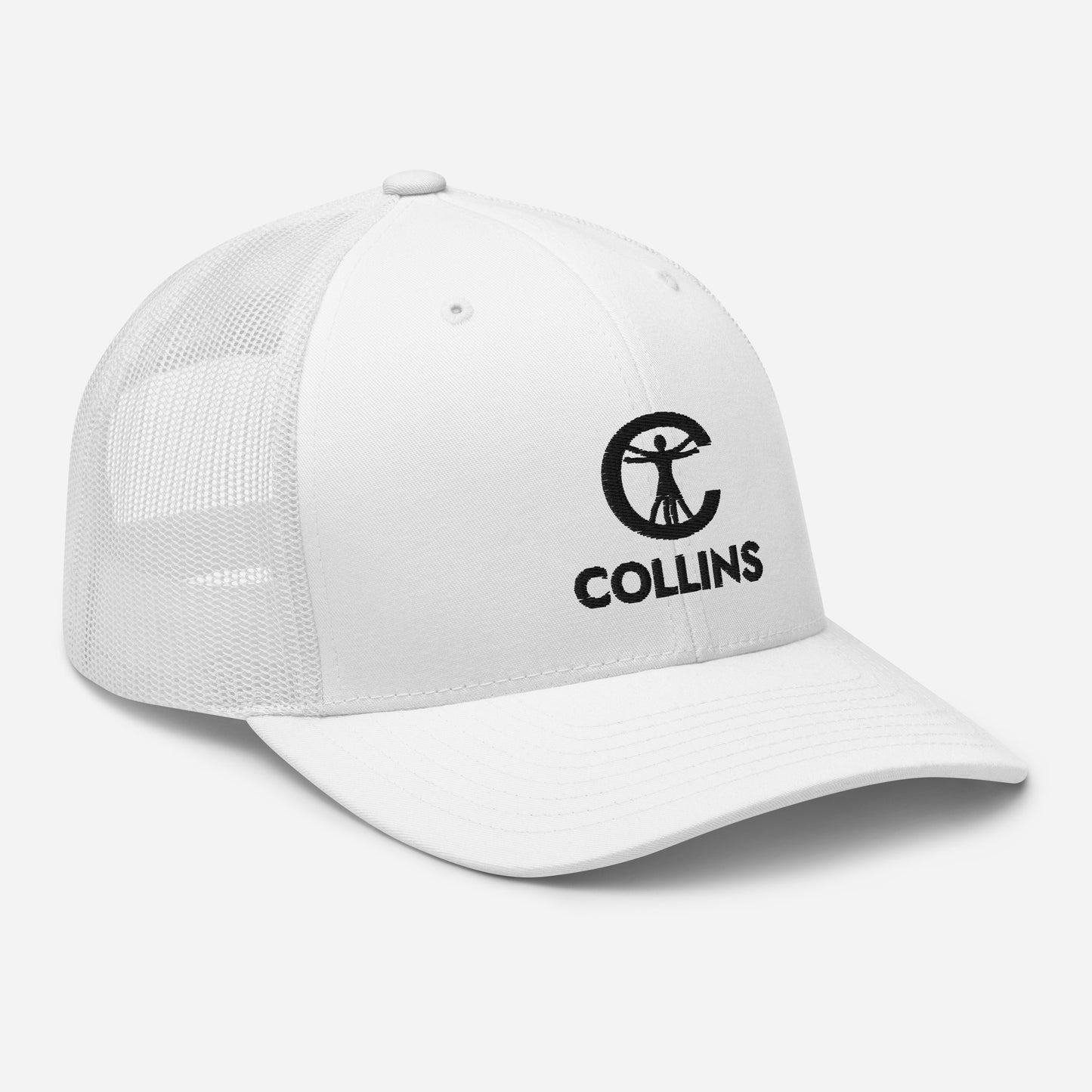 Casquette Trucker Logo - Blanc