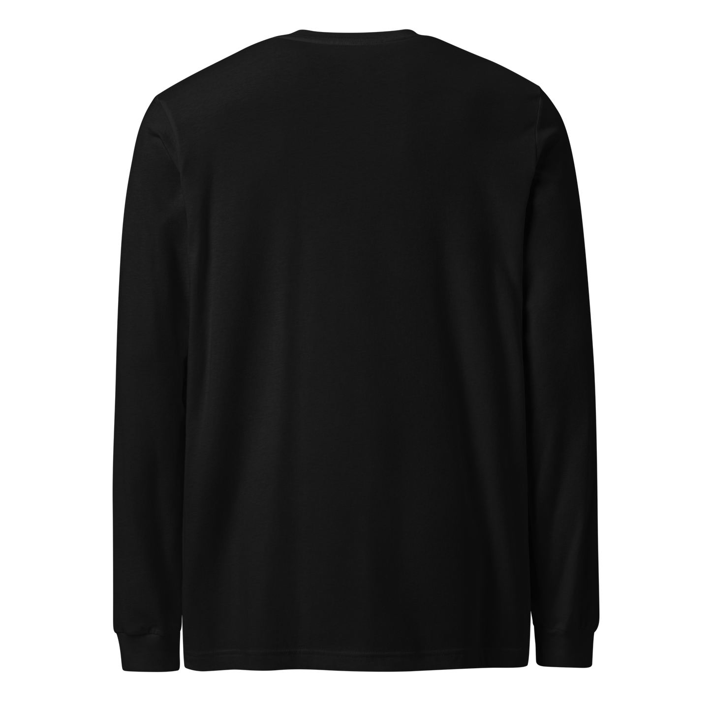 LONG SLEEVES EMBROIDERED LOGO - BLACK