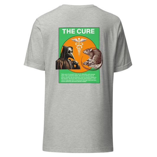 T-SHIRT THE CURE - GRIS