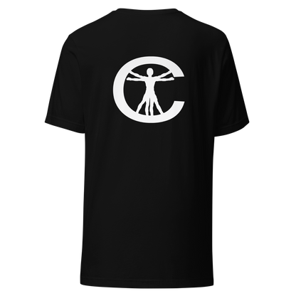 TSHIRT COLLINS TEXT - BLACK/WHITE