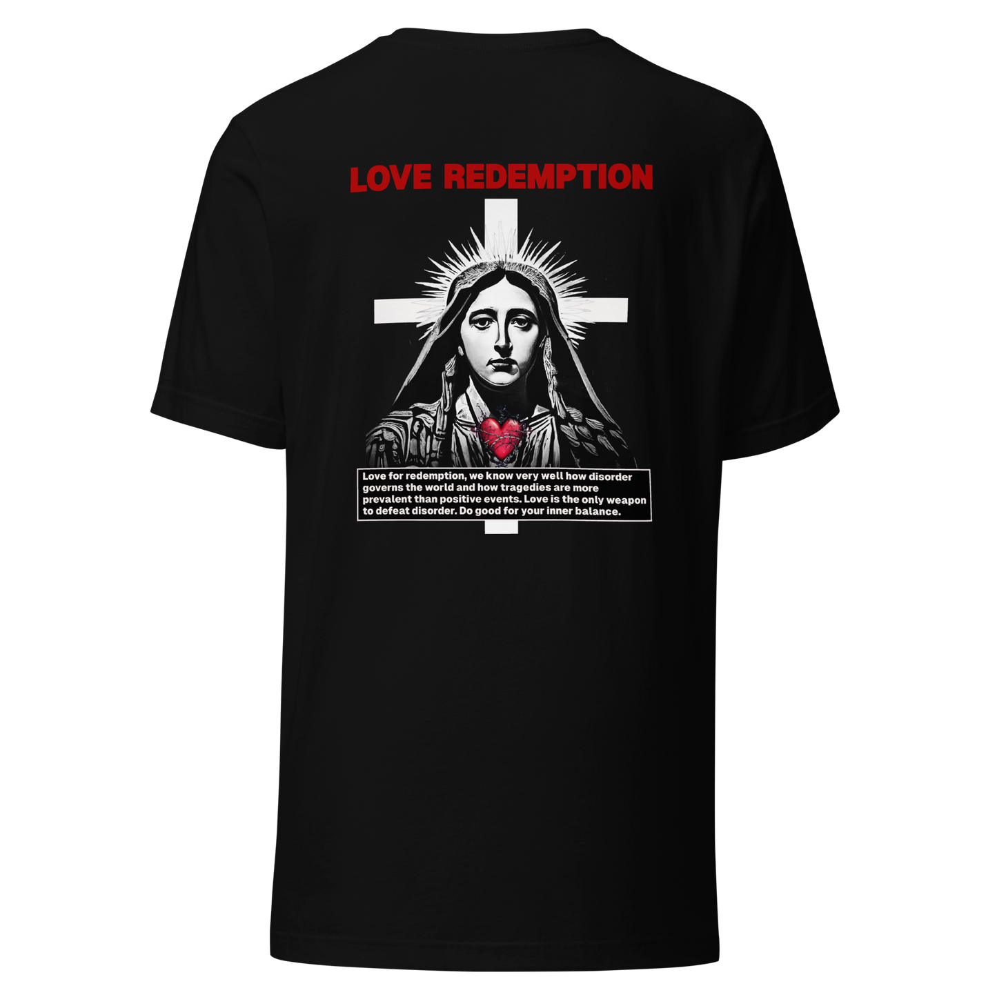 LOVE REDEMPTION T-SHIRT - BLACK