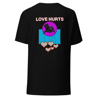 TSHIRT LOVE HURTS - BLACK