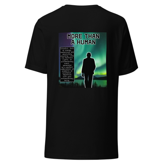 MORE THAN A HUMAN T-SHIRT - BLACK