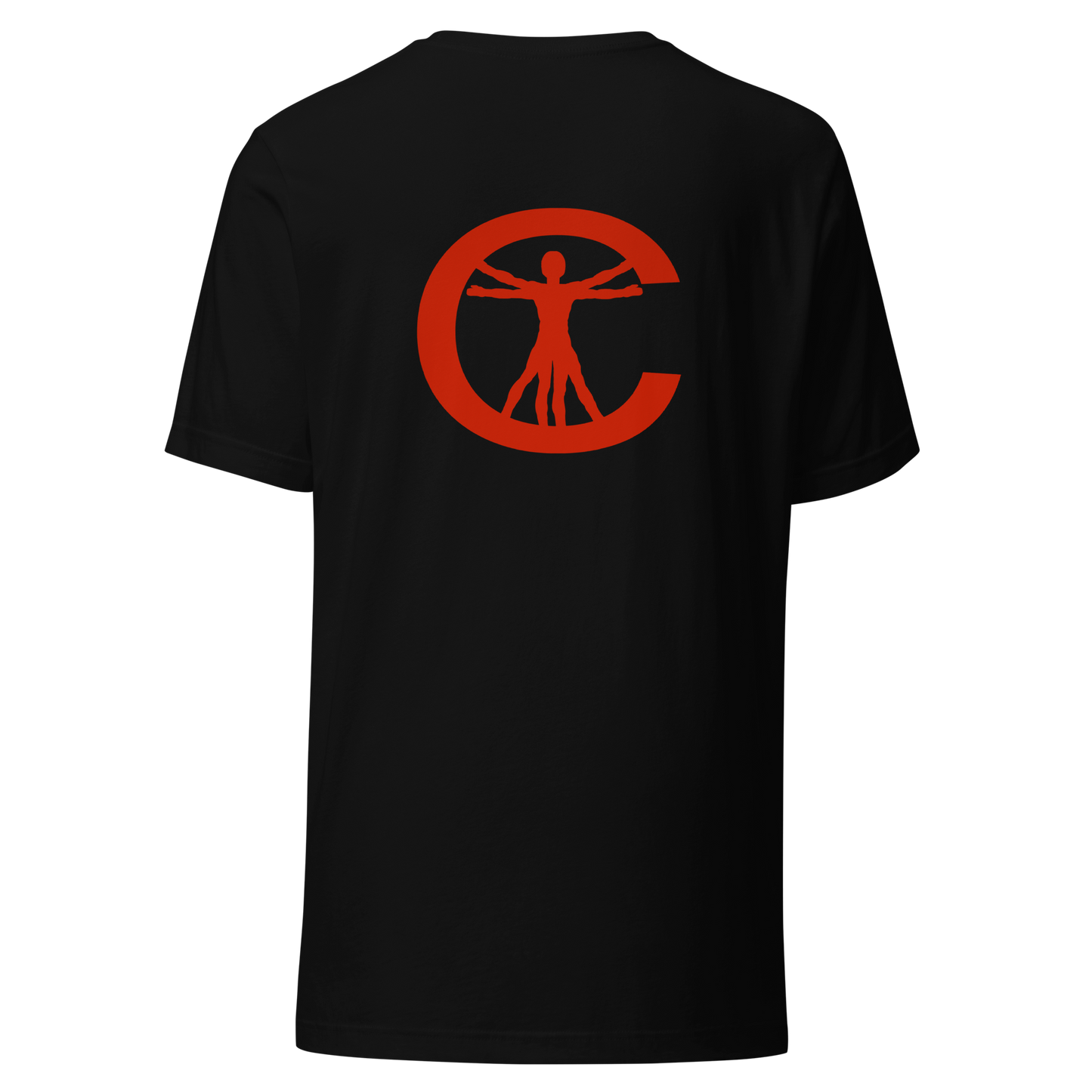 COLLINS TEXT T-SHIRT - BLACK/RED