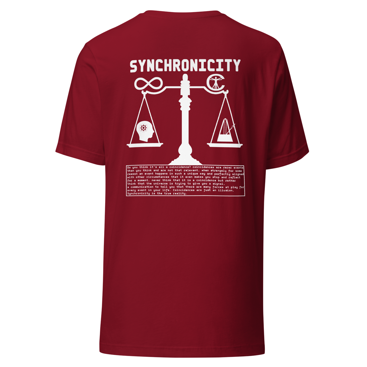 T-SHIRT SYNCHRONICITÉ - VIN