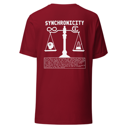 T-SHIRT SYNCHRONICITÉ - VIN