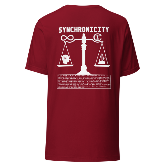 T-SHIRT SYNCHRONICITÉ - VIN