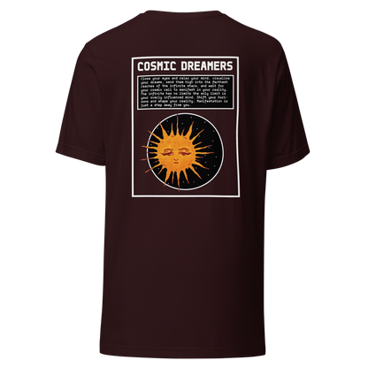 T-SHIRT COSMIC DREAMERS - MARRON